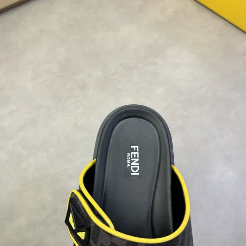 Replica Fendi Slippers For Men #1433371 $60.00 USD for Wholesale