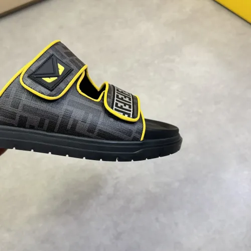 Replica Fendi Slippers For Men #1433371 $60.00 USD for Wholesale