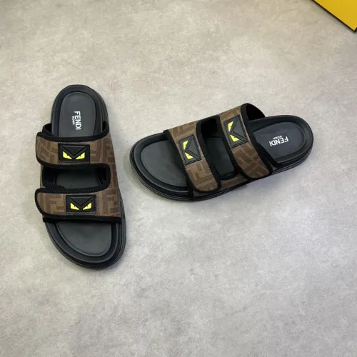 Cheap Fendi Slippers For Men #1433372, $$60.00 USD On Fendi Slippers