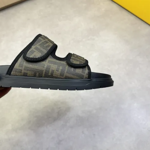 Replica Fendi Slippers For Men #1433373 $60.00 USD for Wholesale