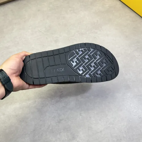 Replica Fendi Slippers For Men #1433373 $60.00 USD for Wholesale