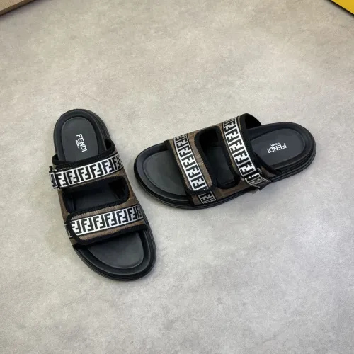 Cheap Fendi Slippers For Men #1433375, $$60.00 USD On Fendi Slippers