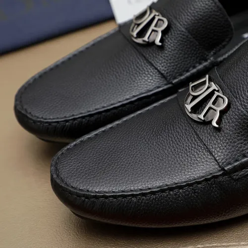 Replica Christian Dior Leather Shoes For Men #1433467 $76.00 USD for Wholesale