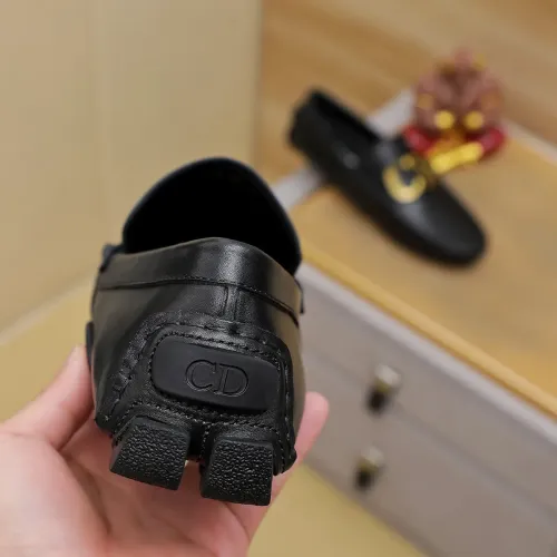 Replica Christian Dior Leather Shoes For Men #1433468 $76.00 USD for Wholesale