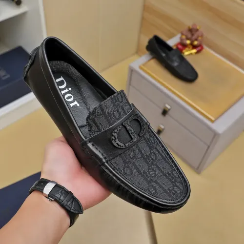 Replica Christian Dior Leather Shoes For Men #1433469 $76.00 USD for Wholesale