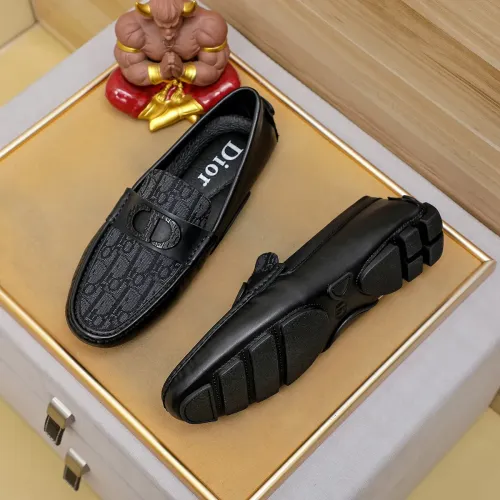 Replica Christian Dior Leather Shoes For Men #1433469 $76.00 USD for Wholesale