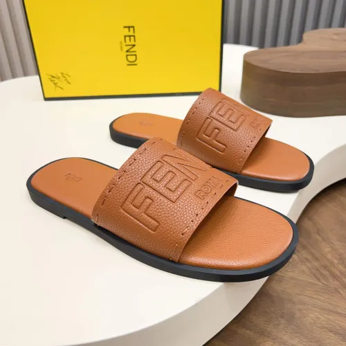 Cheap Fendi Slippers For Men #1433501, $$85.00 USD On Fendi Slippers