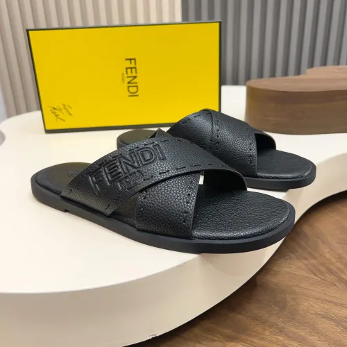 Cheap Fendi Slippers For Men #1433508, $$85.00 USD On Fendi Slippers