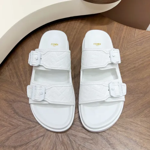 Replica Fendi Slippers For Men #1433509 $85.00 USD for Wholesale