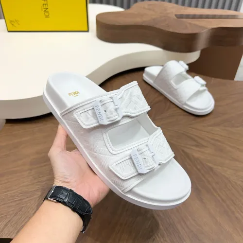 Replica Fendi Slippers For Men #1433509 $85.00 USD for Wholesale