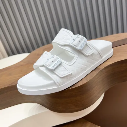 Replica Fendi Slippers For Men #1433509 $85.00 USD for Wholesale