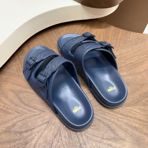 Replica Fendi Slippers For Men #1433511 $85.00 USD for Wholesale