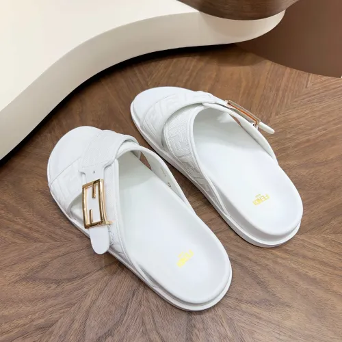 Replica Fendi Slippers For Men #1433513 $85.00 USD for Wholesale