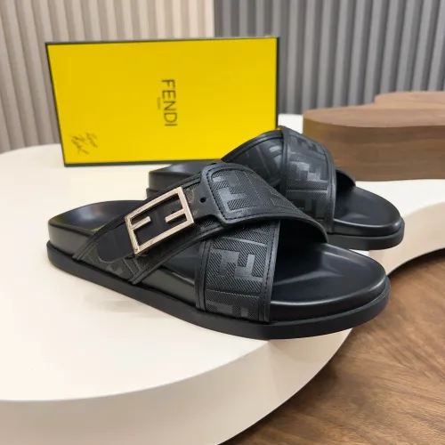 Cheap Fendi Slippers For Men #1433516, $$85.00 USD On Fendi Slippers