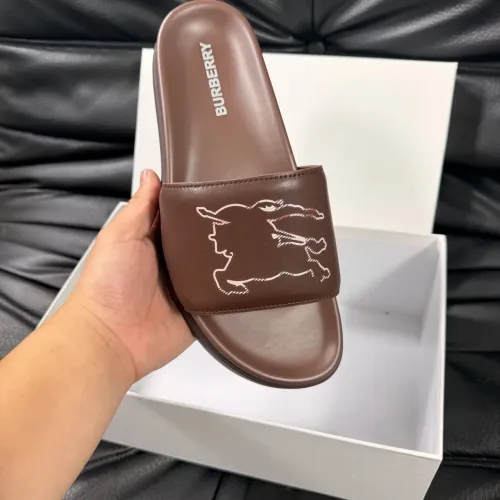 Replica Burberry Slippers For Men #1433524 $56.00 USD for Wholesale