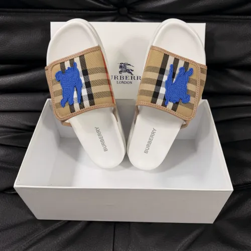 Replica Burberry Slippers For Men #1433529 $56.00 USD for Wholesale