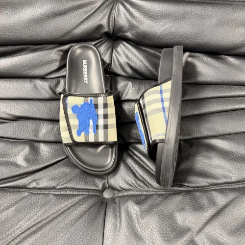 Replica Burberry Slippers For Men #1433530 $56.00 USD for Wholesale