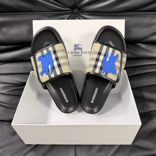 Replica Burberry Slippers For Men #1433530 $56.00 USD for Wholesale