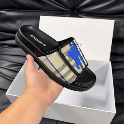 Replica Burberry Slippers For Men #1433530 $56.00 USD for Wholesale