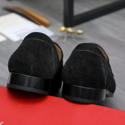 Replica Salvatore Ferragamo Leather Shoes For Men #1433549 $108.00 USD for Wholesale