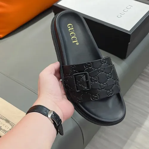 Replica Gucci Slippers For Men #1433550 $60.00 USD for Wholesale