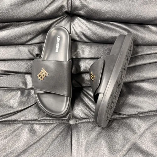 Replica Burberry Slippers For Men #1433556 $56.00 USD for Wholesale