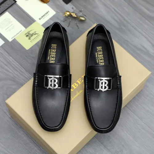 Replica Burberry Leather Shoes For Men #1433572 $76.00 USD for Wholesale