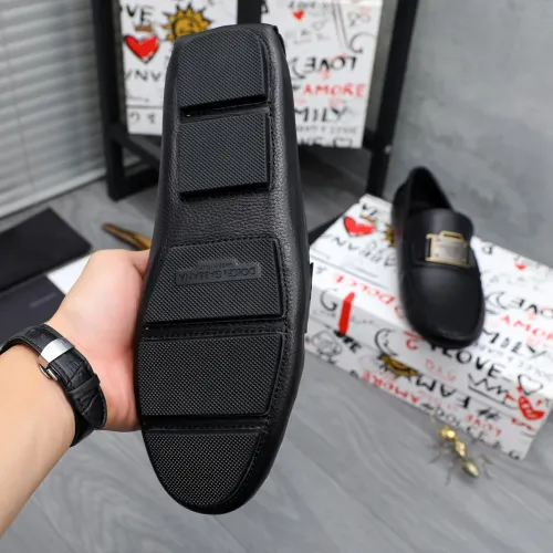 Replica Dolce & Gabbana D&G Leather Shoes For Men #1433574 $76.00 USD for Wholesale