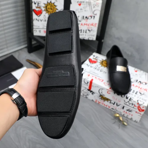 Replica Dolce & Gabbana D&G Leather Shoes For Men #1433575 $76.00 USD for Wholesale