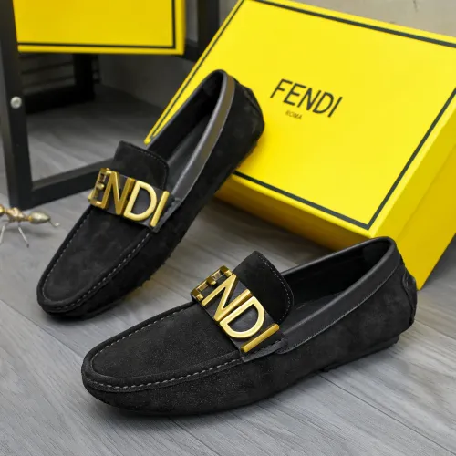 Cheap Fendi Leather Shoes For Men #1433576, $$76.00 USD On Fendi Leather Shoes
