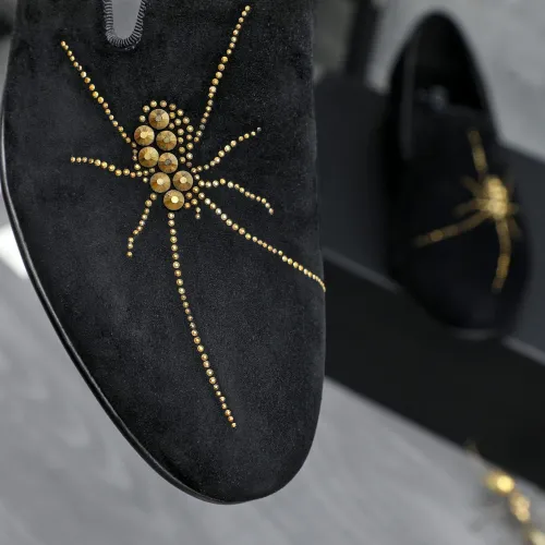 Replica Giuseppe Zanotti GZ Leather Shoes For Men #1433626 $80.00 USD for Wholesale