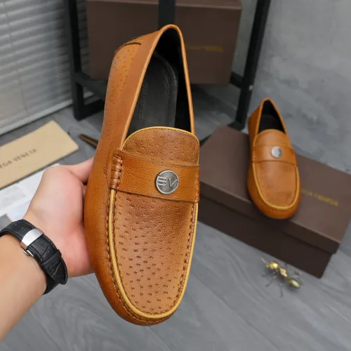 Replica Bottega Veneta BV Leather Shoes For Men #1433627 $82.00 USD for Wholesale