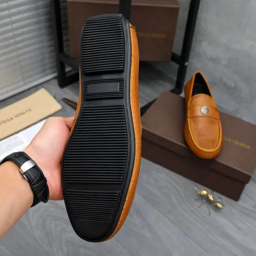 Replica Bottega Veneta BV Leather Shoes For Men #1433627 $82.00 USD for Wholesale