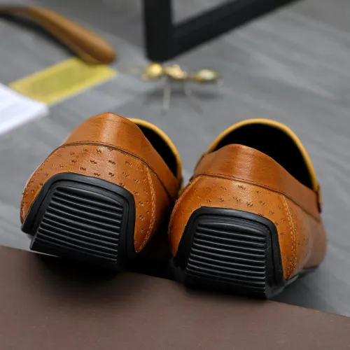 Replica Bottega Veneta BV Leather Shoes For Men #1433627 $82.00 USD for Wholesale