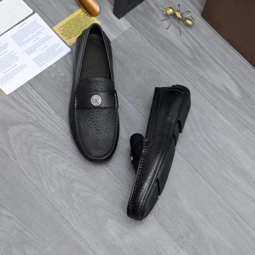 Replica Bottega Veneta BV Leather Shoes For Men #1433628 $82.00 USD for Wholesale