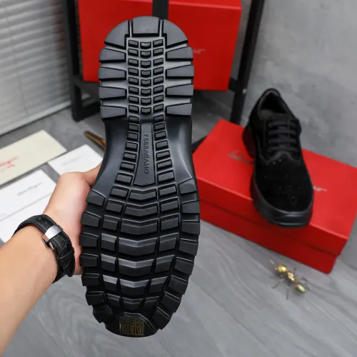 Replica Salvatore Ferragamo Leather Shoes For Men #1433643 $115.00 USD for Wholesale