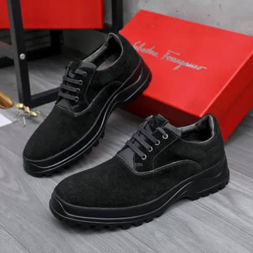Cheap Salvatore Ferragamo Leather Shoes For Men #1433644, $$115.00 USD On Salvatore Ferragamo Leather Shoes