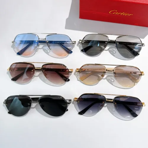 Replica Cartier AAA Quality Sunglassess #1433827 $72.00 USD for Wholesale