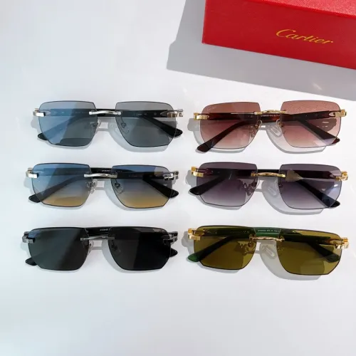 Replica Cartier AAA Quality Sunglassess #1433839 $68.00 USD for Wholesale