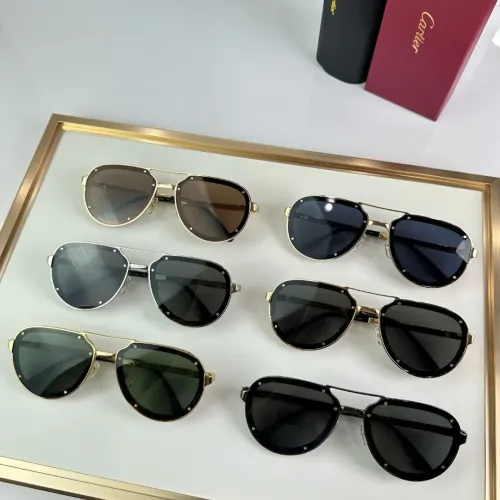 Replica Cartier AAA Quality Sunglassess #1433865 $68.00 USD for Wholesale
