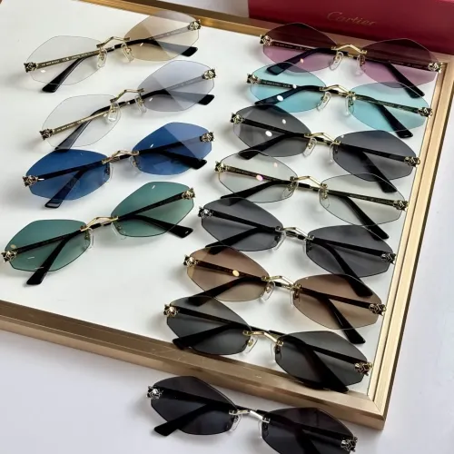 Replica Cartier AAA Quality Sunglassess #1433911 $76.00 USD for Wholesale
