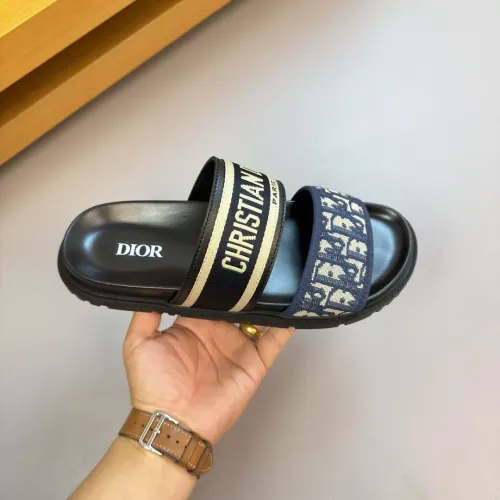 Replica Christian Dior Slippers For Men #1433991 $56.00 USD for Wholesale