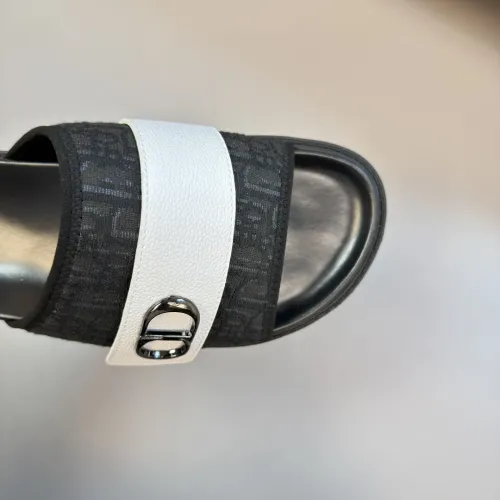 Replica Christian Dior Slippers For Men #1433995 $56.00 USD for Wholesale