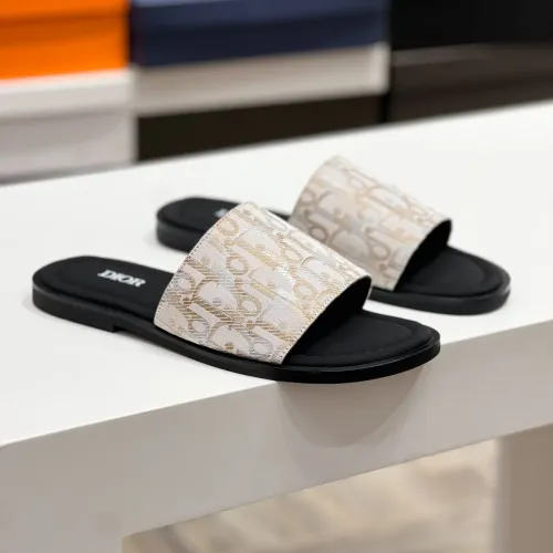 Replica Christian Dior Slippers For Men #1433996 $56.00 USD for Wholesale