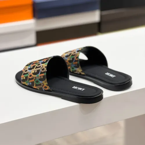 Replica Christian Dior Slippers For Men #1433998 $56.00 USD for Wholesale