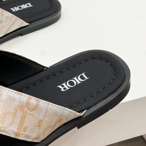 Replica Christian Dior Slippers For Men #1433999 $56.00 USD for Wholesale