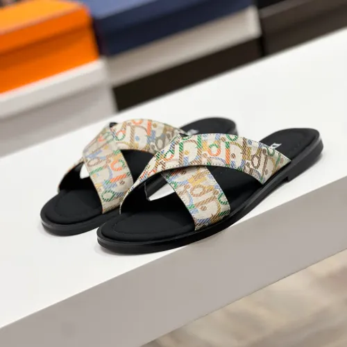 Replica Christian Dior Slippers For Men #1434000 $56.00 USD for Wholesale