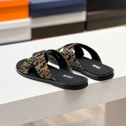 Replica Christian Dior Slippers For Men #1434001 $56.00 USD for Wholesale