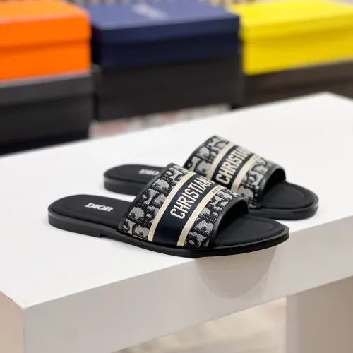 Replica Christian Dior Slippers For Men #1434008 $56.00 USD for Wholesale