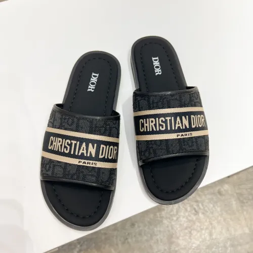 Replica Christian Dior Slippers For Men #1434009 $56.00 USD for Wholesale